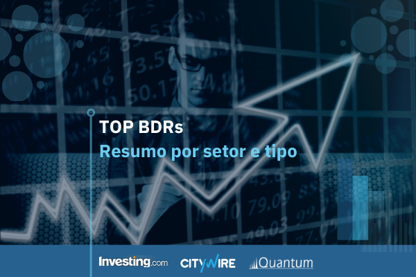Capa do resumo BDRs mais investidos - Levantamento Quantum Finance