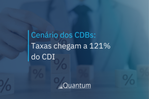 Cenários dos CDBs: Taxas chegam a 121% do CDI